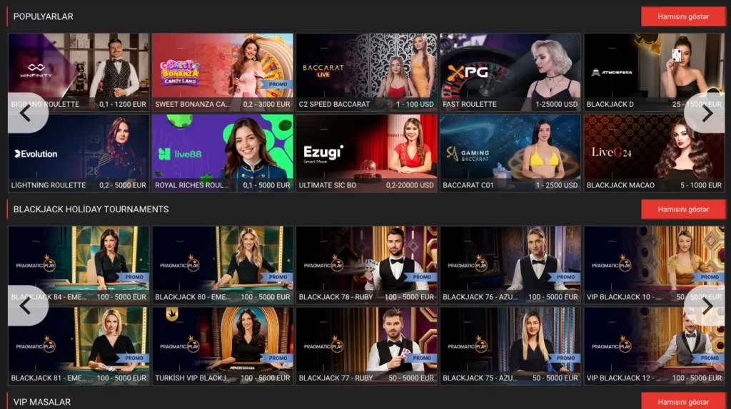 Megapari Casino AZ-da Ən Yaxşı Canlı Kazino Oyunları Hansılardır?