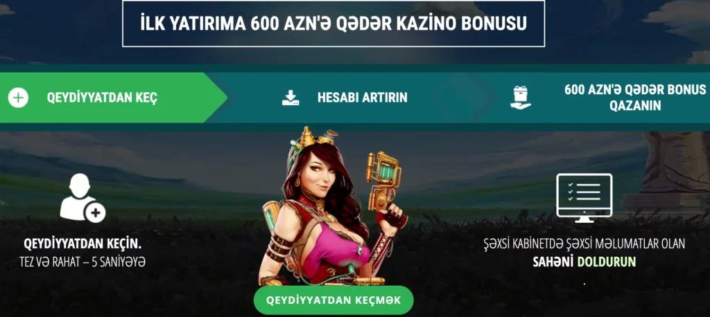 Yeni Azərbaycandan olan oyunçular üçün 600 AZN-ə qədər olan 22Bet Casino xoş gəldin
