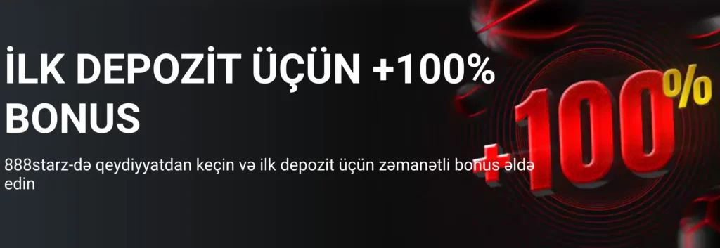 Azərbaycanda 888Starz İdman birinci depozit bonus məlumatları
